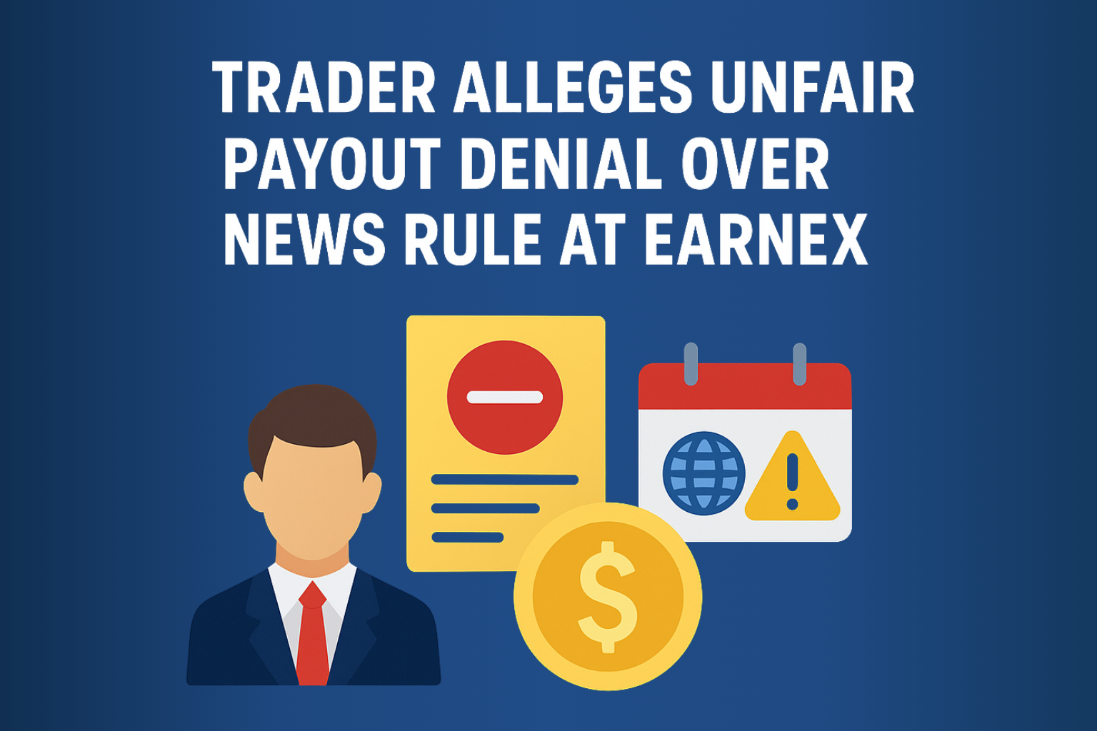 Trader Alleges Unfair Payout Denial Over News Rule at Earnex