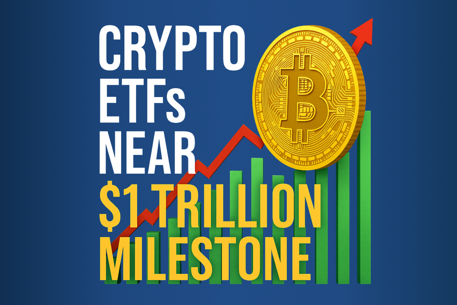 Crypto ETFs near $1 Trillion Milestone as Record Inflows Signal Growth